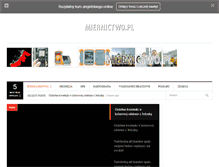 Tablet Screenshot of miernictwo.miernictwo.pl
